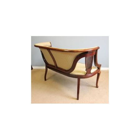 Antikes Sofa aus Mahagoni im Edwardianischen Stil