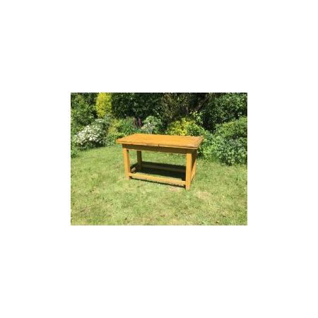 Antiker Kiefernholz Küchentisch im Landhausstil