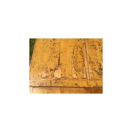 Antiker Kiefernholz Küchentisch im Landhausstil