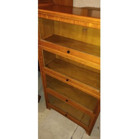 Antiker Globe Wernicke Bücherschrank aus Eichenholz