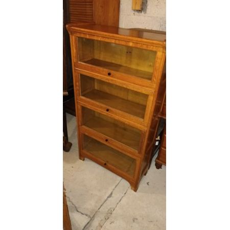 Antiker Globe Wernicke Bücherschrank aus Eichenholz