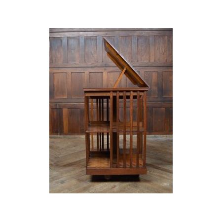 drehbares Bücherregal / revolving bookcase aus Eichenholz