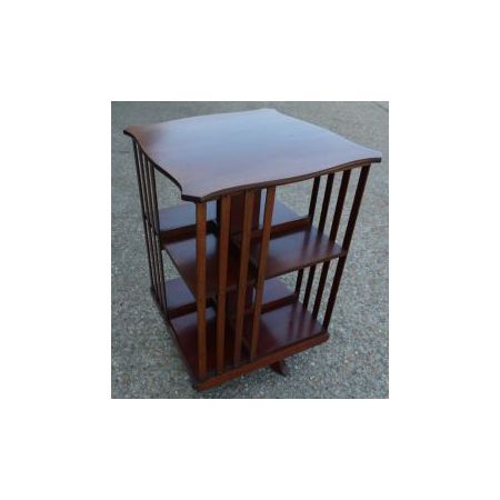 drehbares Bücherregal aus Mahagoni im Viktorianischen Stil