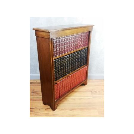 Antikes Eichenholz open bookcase/ Bücherregal m viktorianischen Stil