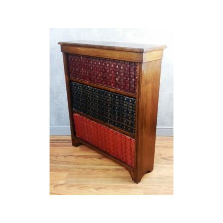 Antikes Eichenholz open bookcase/ Bücherregal m viktorianischen Stil