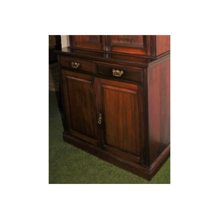 Mahagoni Bücherschrank im Viktorianischen Stil