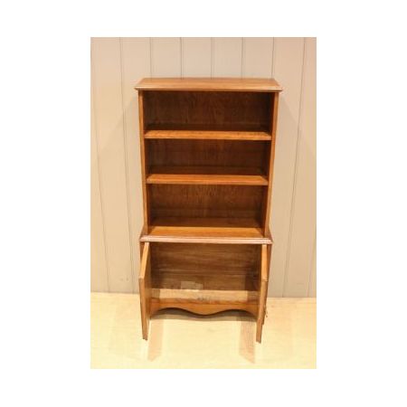 Edwardianisches Bücherregal aus Eichenholz