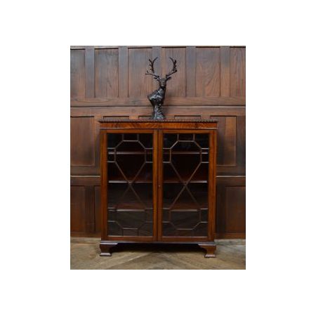 Mahagoni Bücherschrank im Edwardianischen Stil