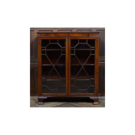 Mahagoni Bücherschrank im Edwardianischen Stil