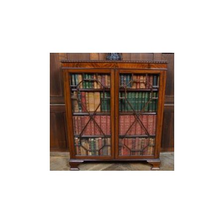 Mahagoni Bücherschrank im Edwardianischen Stil