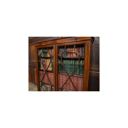 Mahagoni Bücherschrank im Edwardianischen Stil