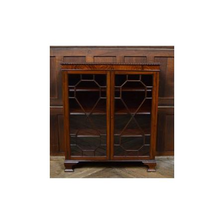 Mahagoni Bücherschrank im Edwardianischen Stil