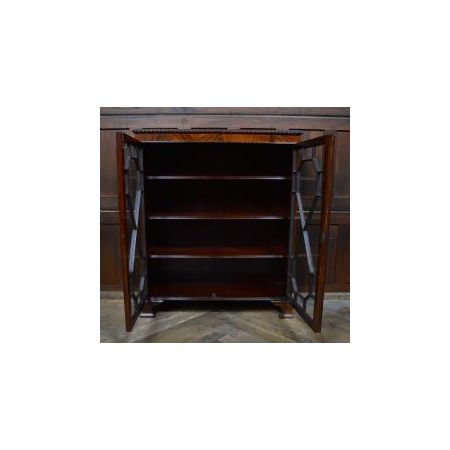 Mahagoni Bücherschrank im Edwardianischen Stil