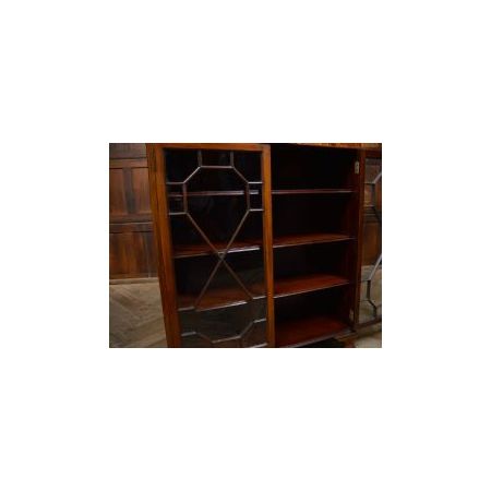 Mahagoni Bücherschrank im Edwardianischen Stil