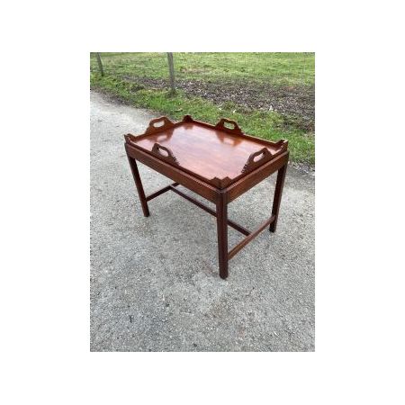 Mahagoni Servierplatte / Couchtisch / coffee table im Edwardianischen Stil