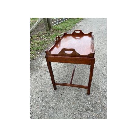 Mahagoni Servierplatte / Couchtisch / coffee table im Edwardianischen Stil
