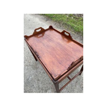 Mahagoni Servierplatte / Couchtisch / coffee table im Edwardianischen Stil