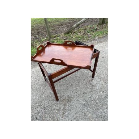 Mahagoni Servierplatte / Couchtisch / coffee table im Edwardianischen Stil