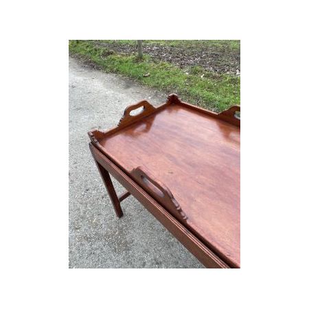 Mahagoni Servierplatte / Couchtisch / coffee table im Edwardianischen Stil