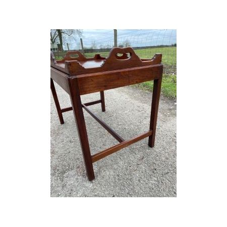 Mahagoni Servierplatte / Couchtisch / coffee table im Edwardianischen Stil