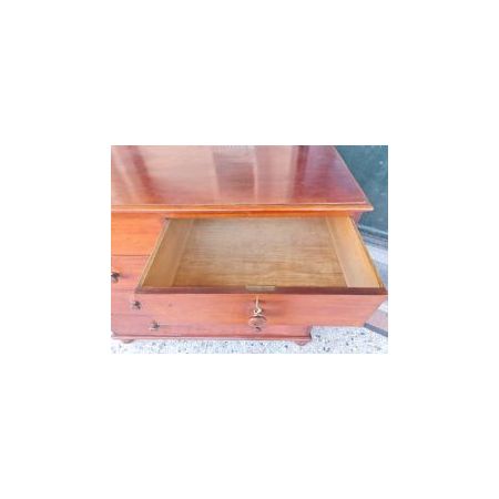 Antike viktorianische Mahagoni-Kommode aus Massivholz