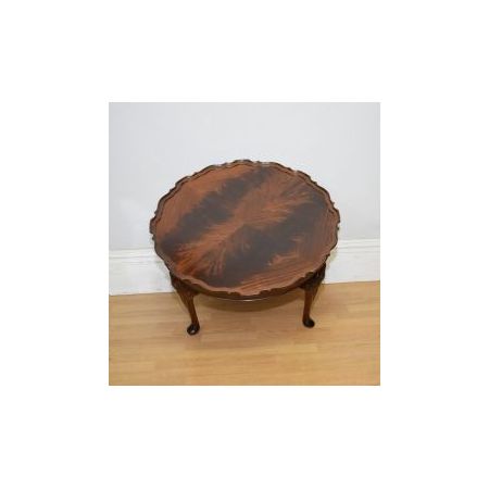 Couchtisch / coffee table mit Mahagoniplatte