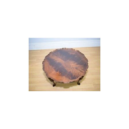 Couchtisch / coffee table mit Mahagoniplatte