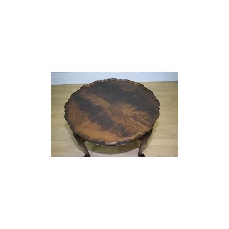 Couchtisch / coffee table mit Mahagoniplatte