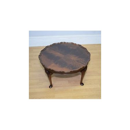 Couchtisch / coffee table mit Mahagoniplatte