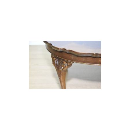 Couchtisch / coffee table mit Mahagoniplatte