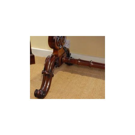 Palisander Schreibtisch / library table