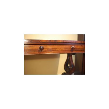 Palisander Schreibtisch / library table