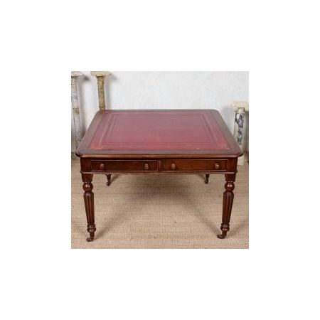 Mahagoni Schreibtisch / library desk im Viktorianischen Stil