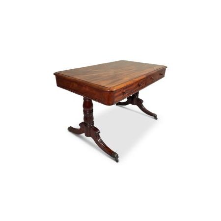 Schreibtisch / library desk aus Mahagoni