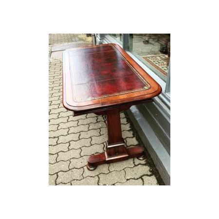 Mahagoni Schreibtisch / library desk im William IV Stil