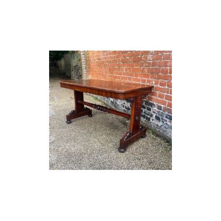 Mahagoni Schreibtisch / library desk im William IV Stil