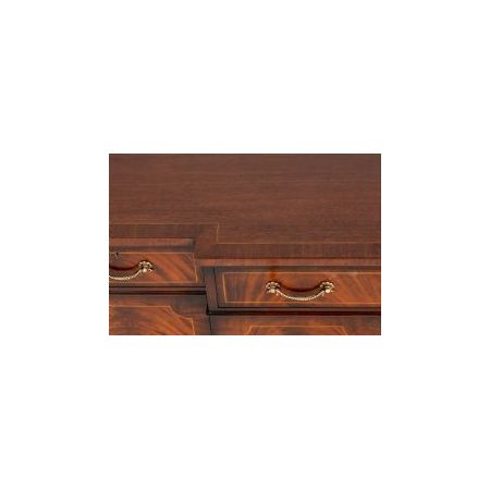 Mahagoni Breakfront Sideboard im Regency Stil
