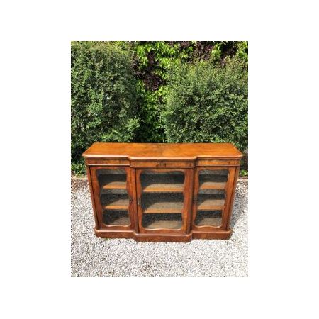 Antikes Breakfront Sideboard im Viktorianischen Stil