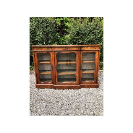 Antikes Breakfront Sideboard im Viktorianischen Stil