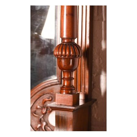 Antikes Sideboard mit Spiegel im Art Nouveau Stil