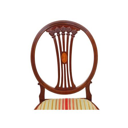 Antikes Paar Stühle aus Mahagoni im Georgianischen Stil