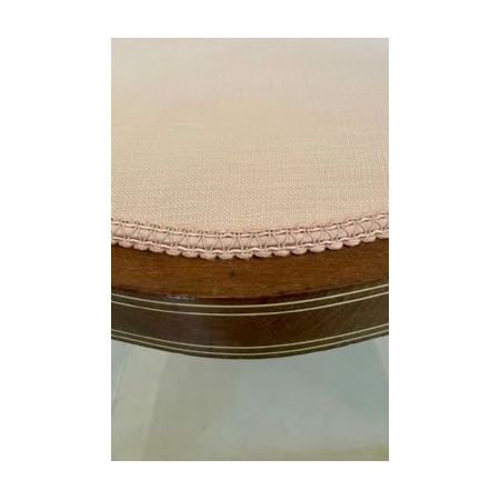 Antiker Mahagoni Stuhl im Georgianischen Stil mit Intarsien