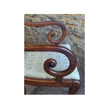 Antiker Satz von 10 Englischen ropeback Stühlen aus massivem Palisanderholz aus der regency Epoche