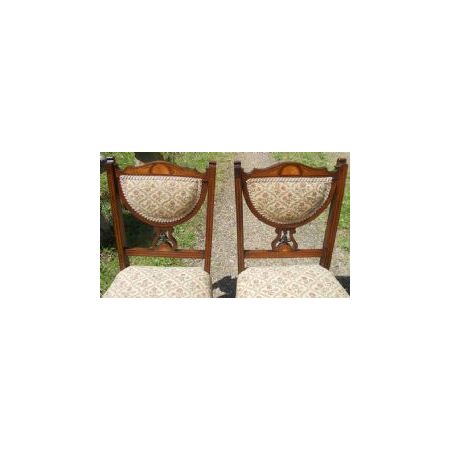 Ein Paar Antike Mahagoni Stühle / nursing chairs aus der Edwardianischen Epoche