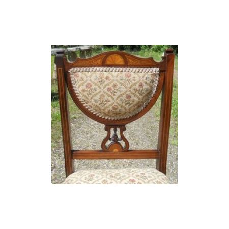 Ein Paar Antike Mahagoni Stühle / nursing chairs aus der Edwardianischen Epoche