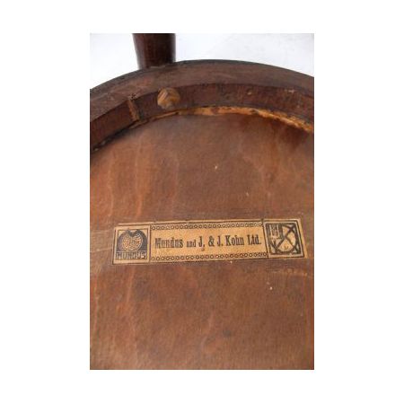 Antiker Edwardianischer Armlehnstuhl aus bentwood von j & j kohn