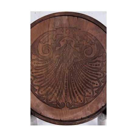 Antiker Edwardianischer Armlehnstuhl aus bentwood von j & j kohn