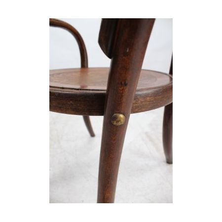 Antiker Edwardianischer Armlehnstuhl aus bentwood von j & j kohn