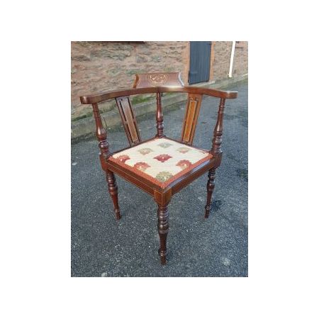 Mahagoni Kinderstuhl / childs corner chair aus der Edwardianischen Epoche