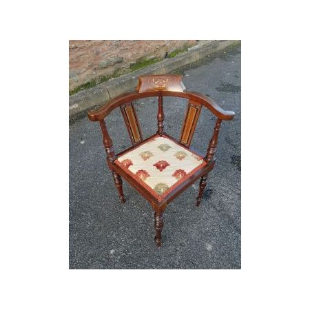 Mahagoni Kinderstuhl / childs corner chair aus der Edwardianischen Epoche